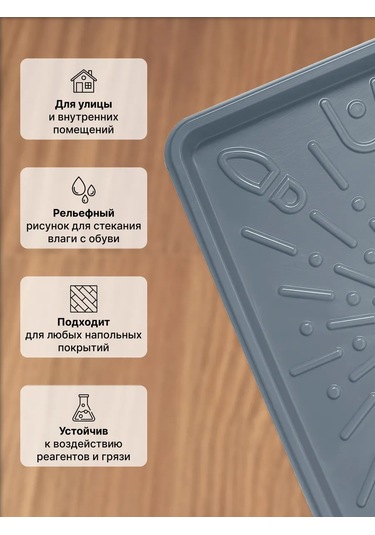 Arhimed Antre İçin Ayakkabı Tepsisi Gereçli Tabanı 391199270 Mavi