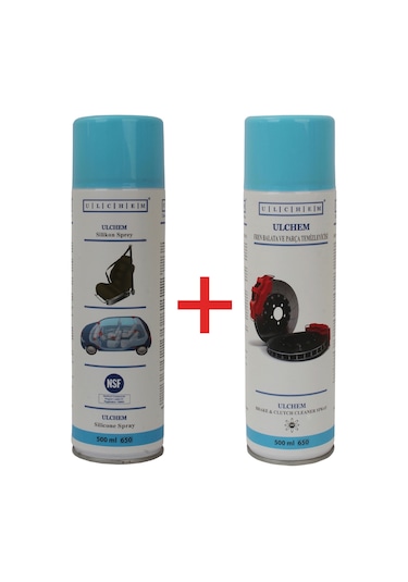 Ulchem Silikon Sprey & Balata Temizleyici Sprey 500 Ml