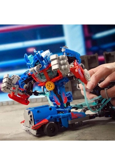 Hidrolik Savaş Robotu Yapım Seti Pilsiz Teknik Robot Oyuncak 694 Parça