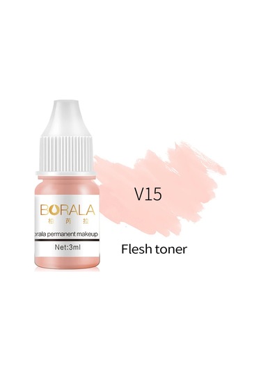 Borala 26 Renk 3 Ml Kalıcı Makyaj Dövme Dudaklar Kaşlar Eyelinerler Pigmentler V15 Dark Topaz