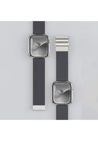 Watch 10 42mm Amazingthing Titan Weave 2.seri Sport Örgü Kordon Gri