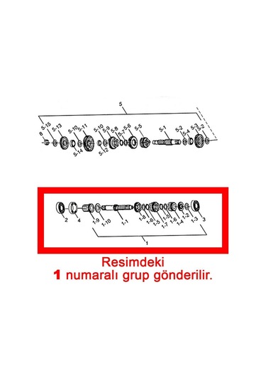 Haojue Da135s Transmısyon Mılı Takımı 24102h3e010h000