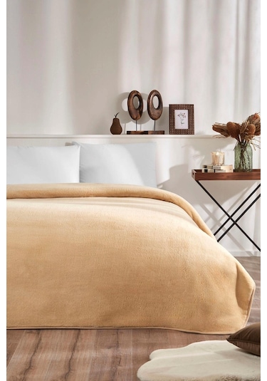 Özdilek Trendy Soft Çift Kişilik Battaniye 220x240 Cm Bej Bej