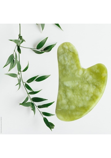 Yeşim Taşı Gua Sha Doğal Taş Masaj Aleti