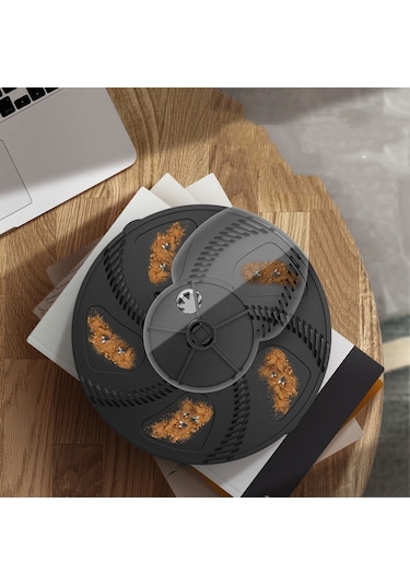 Usb Şarjlı Otomatik Dönen Yem Sinek Tuzağı Şarj Edilebilir Siyah