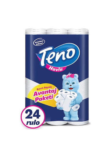 Teno Avantaj Paket Kağıt Kağıt Havlu 2 x 12'li