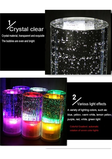 Led Kristal Dekoratif Işık For White For Yellow For Blue For Red For Purple For Colorful Gradient Kırmızı