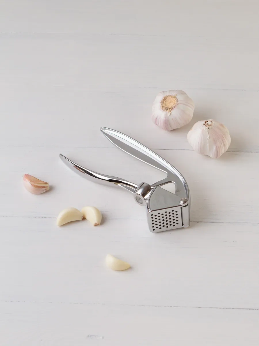 Ladina Metal El Tipi Sarımsak Ezici Ve Sarımsak Presi 303226235 Krom