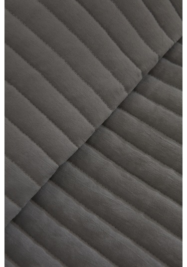 Karaca Home Elie Çift Kişilik Yatak Örtüsü Seti Gri Gri