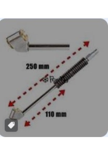 Cmc 7021 Lastik Hava Şişirme Çubuk Tip Lastik Şişirme Aparatı Jak Girişli