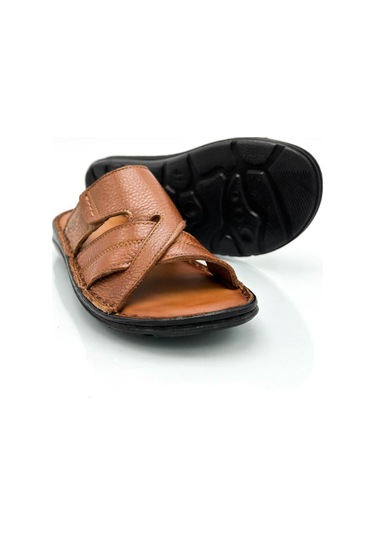 Hakiki Gerçek Deri Erkek Terlik Hafif Terlik Deri G Şır Taba G Şır Taba