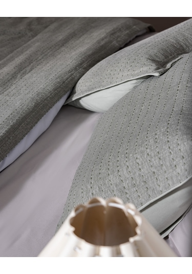 Madame Coco Feolette Çift Kişilik Yatak Örtüsü - Mint Yeşili Yeşil