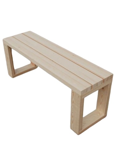 Halevia Ahşap Oturma Bench.