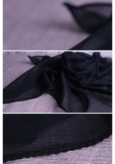 Siyah 90X90 Cm Iç Tülbent Pamuklu 1007K_01 Siyah