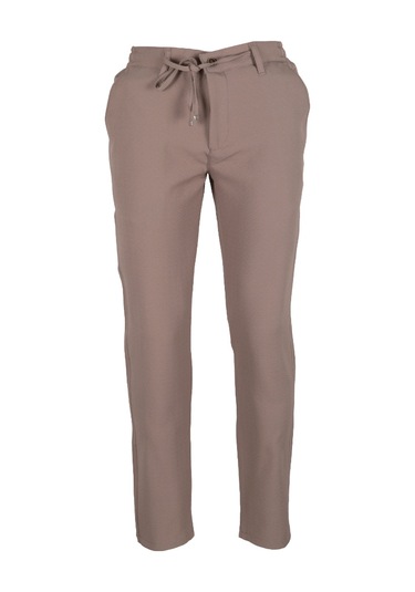 Erkek Jogger Pantolon Bel Bağcıklı Regular Rar01345 Bej