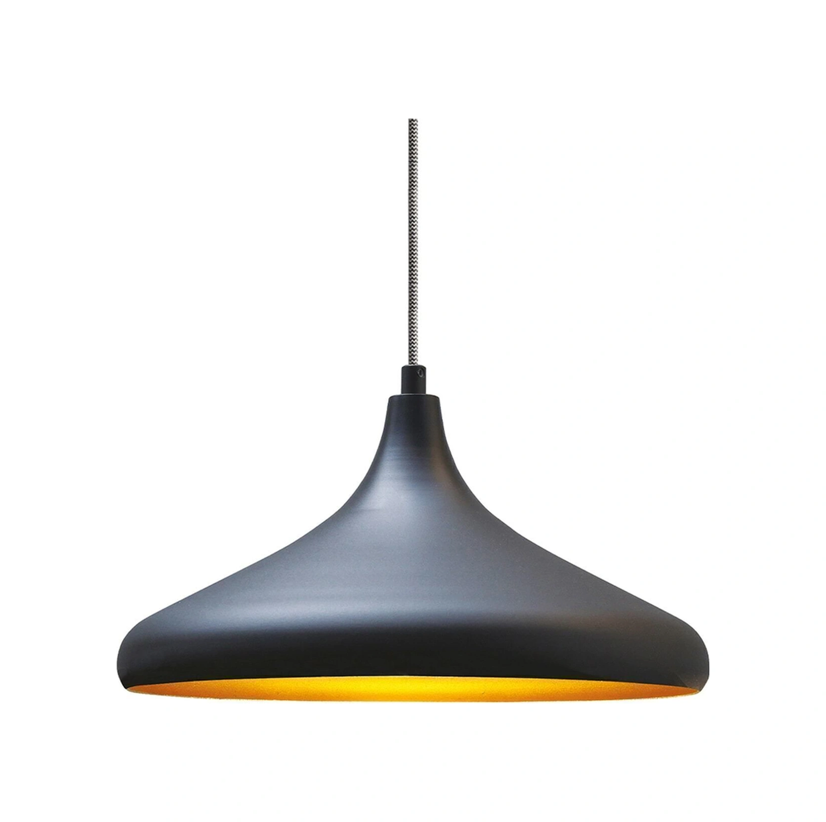 Champion Siyah Özel Kablo Avize - Alüminyum 35 Cm Cafe Rustik Sarkıt Mutfak Lamba Modelleri Siyah