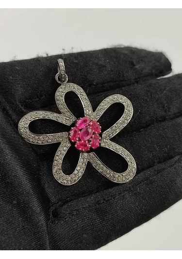 Allahverdi Türkmen Yakut Elmas Kolye Ucu 223