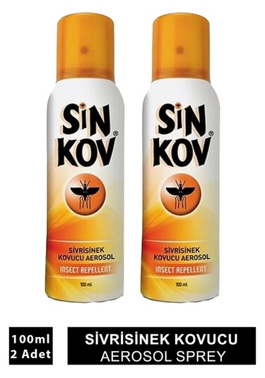 Sinkov Sivrisinek Ve Karasinek Kovucu Aerosol Sprey 2 x 100 ML