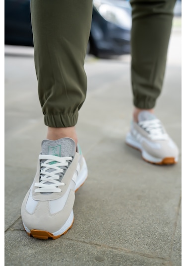 Bartrobel Erkek Günlük Sneaker Gri Su Yeşili Gri - Su Yeşili