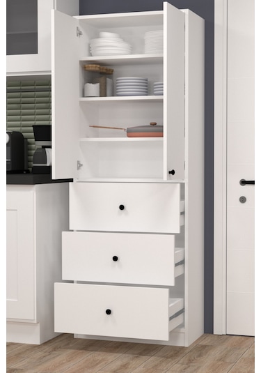 Güneş 3 Çekmeceli 2 Kapaklı Mutfak Dolabı