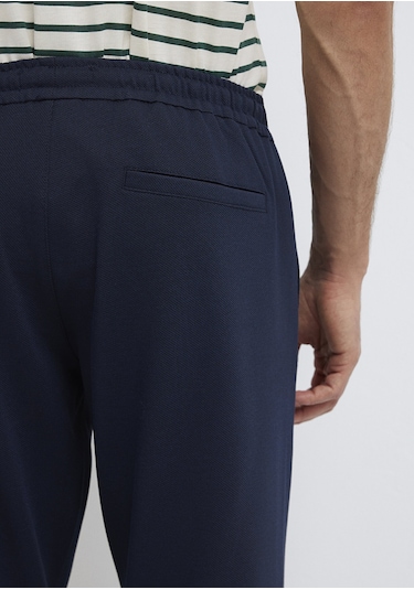 Mavi - Lacivert Örme Pantolon 0010460-86623 Lacivert