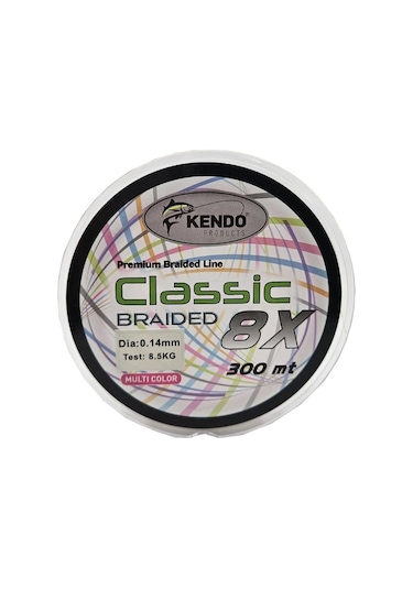 Kendo Classic 8x 300m Multicolor Örgü İp