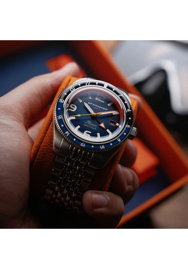 Spinnaker Fleuss Gmt Sp-5120-88 Otomatik Erkek Kol Saati Altın