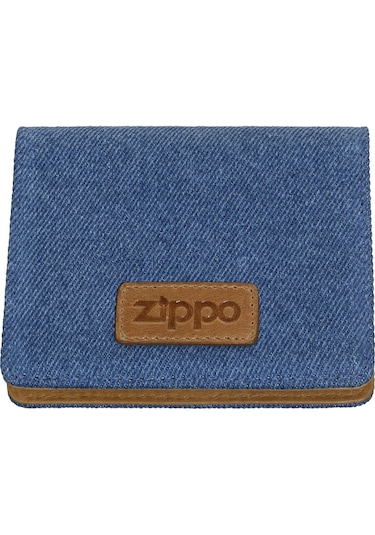 Zippo Deri-denim Cüzdan 2007142 Kahverengi
