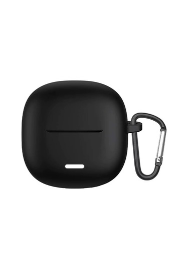 Microsonic Xiaomi Redmi Buds 6 Lite Kılıf Askılı Mat Silikon Siyah