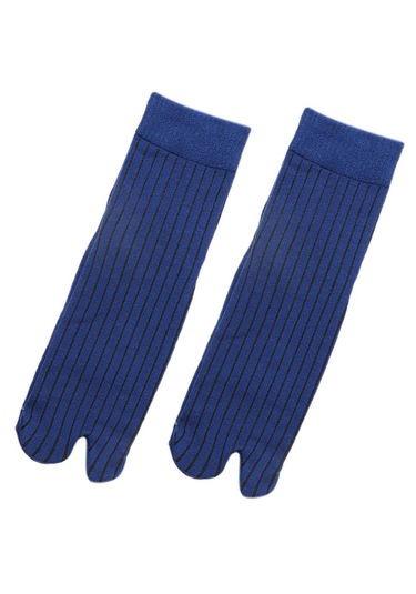 Suntek Elastik Pamuk Tabi Çorap 2 Parmaklı Parmak Arası Terlik Mavi