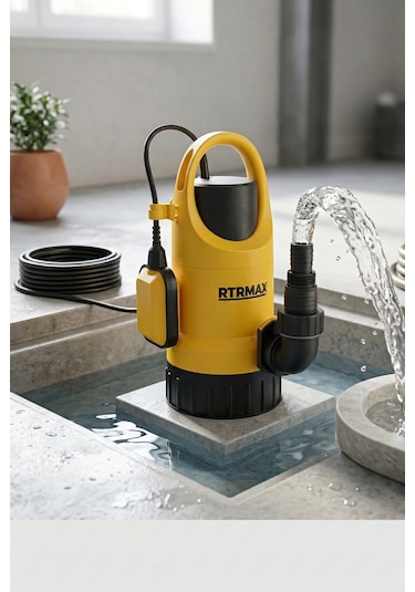 Rtrmax Rtm8390 Temiz Ve Kirli Su Dalgıç Pompa 900w 10mt