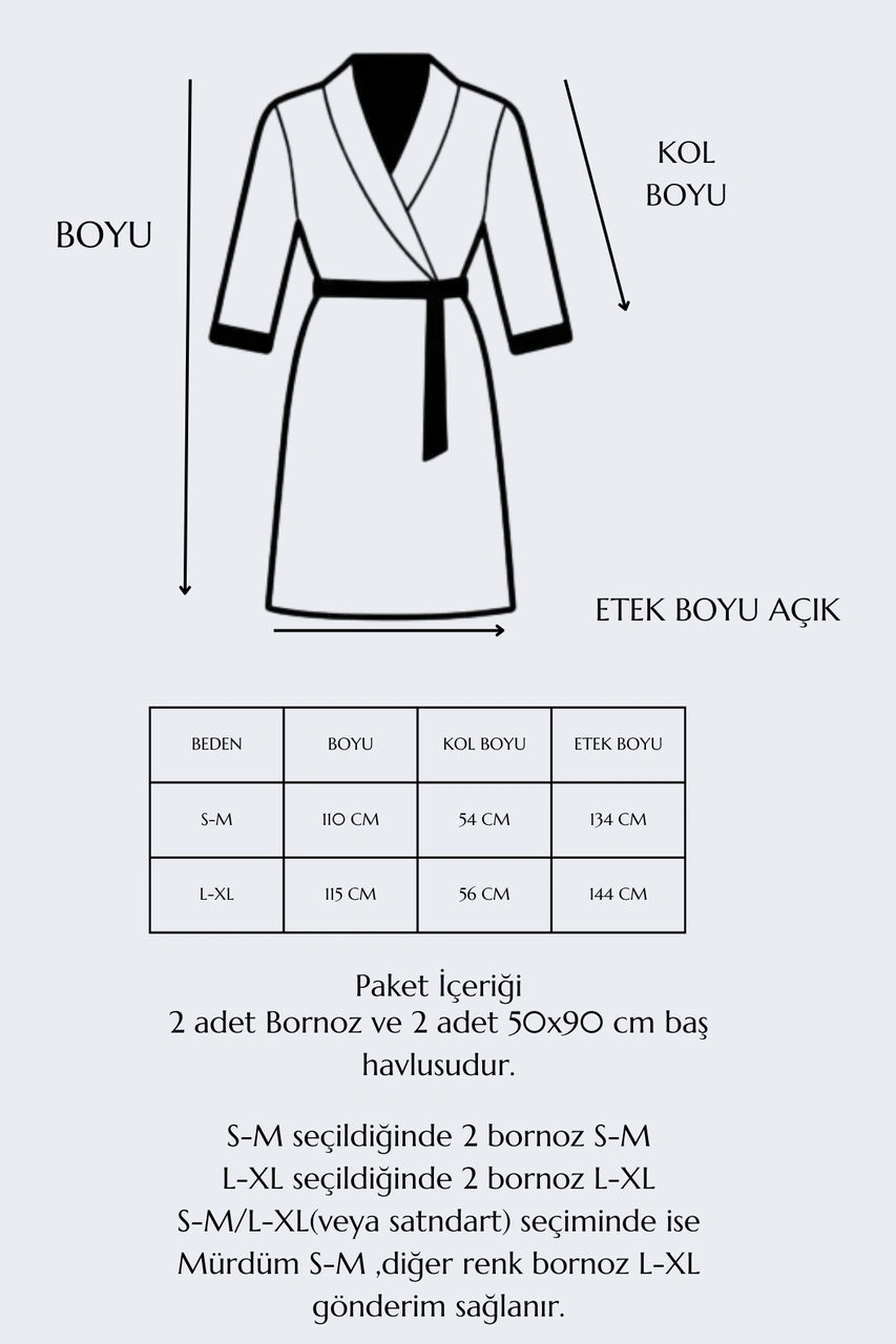 4 Parça Soft Elegance Banyo Aile Bornoz Seti %100 Pamuklu Antrasit