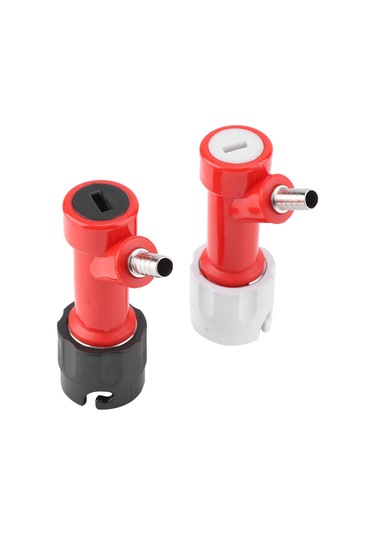 Vkemall Plastik Kola/7up Tankı Bağlantı Elemanı, Ev İçi Biracılık Keg Sistemi İçin, Gaz Ve Akışkan Ayırıcı Siyah Ve Gri