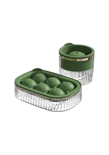 Tongxida Luckystar1 Hızlı Dondurucu Ev Gıda Sınıfı Buz Hokeyi Kalıbı Yeşil Yeşil