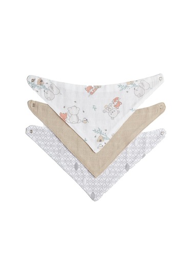 Gezenbebe Hero 3'lü Bebek-çocuk Fular Önlük Seti Çok Renkli