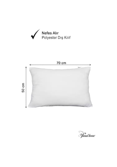 Vionel Home 4 Adet Ekonomik Boncuk Silikon Otel Yastığı 50 x 70