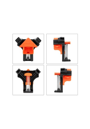 Sones 4 Adet/takım 90 Derece Ağaç İşleme Dik Açı Klipsi Opp Torba