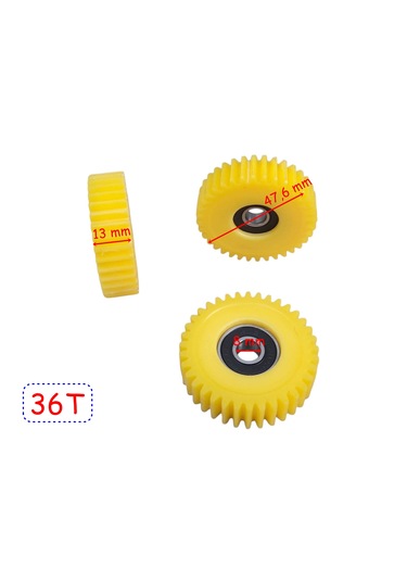 Ebis E-bis Pedal Destekli Dişli 3 Lü Set 36t 13mm Kestamit Spr Elektrikli Bisiklet