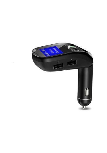 Araç Fm Verici Bluetooth Kiti Araç Şarj Cihazı Usb Bağlantı Noktası Ses Radyo Lcd Ekran Mp3 Çalar Telefon Handsfree Araç Kiti