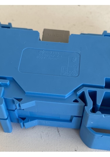 Wago 283 IEC 60947-7-1 Terminal Blok 800V 16mm Mavi
