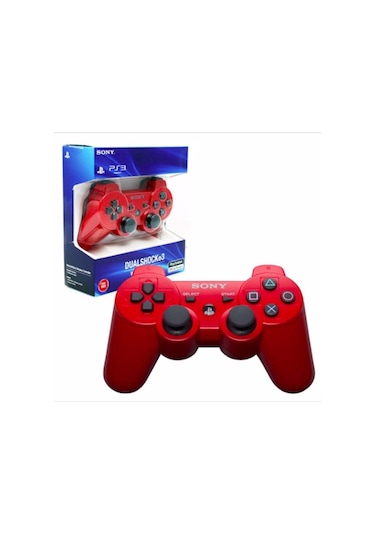 Sony PS3 Joystick PS3 Kol Dualshock 3 Kırmızı