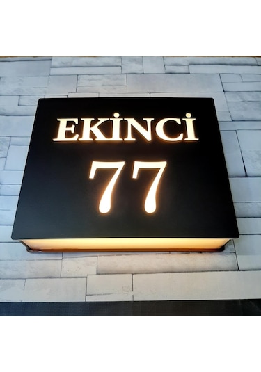 Özelleştirilebilir Işıklı Kapı Numarası (553416405)