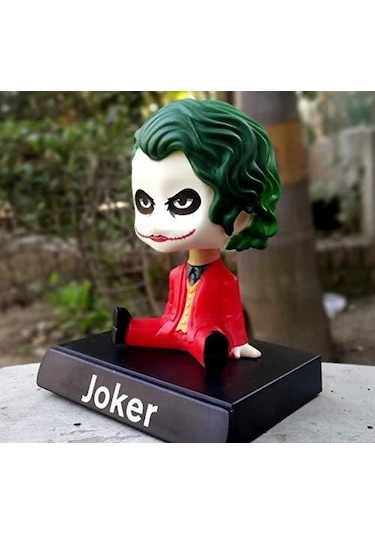 The Joker Villain S Edition Anime Sallanan Kafalı Figür Biblo Telefon Tutucu Dekoratif Masa Süsü Krm Joker