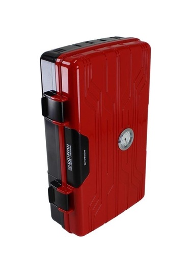 Jifeng Seyahat Tipi Puro Kutusu Humidor Kırmızı 10cigar