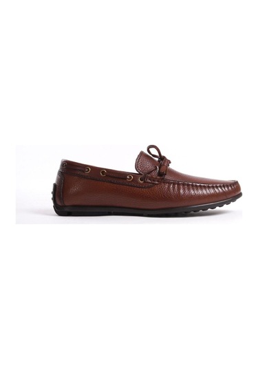 Mubiano Hakiki Deri Mbabd277-tb Erkek Püskül Detaylı Taba Loafer Taba