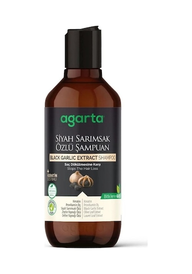 Agarta Siyah Sarımsak Özlü Şampuan 400 ML