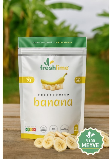 Freshlime Muz Kuru Meyve Cipsi 20 G