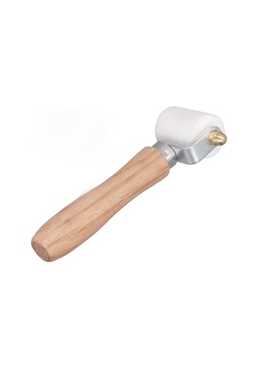 Yunboo Isı Dayanıklı Ahşap Kolu Fıçkırcı - Pvc Su Geçirmez Filmi Ve Kumaş Folyo İçin Ergonomik Pres Rulosu Diğer