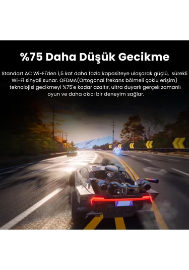 Cudy X6 5 GHz 1200 Mbps 2.4 GHz 574 Mbps 5 Gigabit Port Router