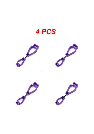 Mor 4 Adet-1 8 Adet Koruma Emek Çalışma Kelepçesi Kapmak Yakalayıcı Güvenlik Çalışma Araçla Klip Tutucu Askı Ev Gereçleri 47148251